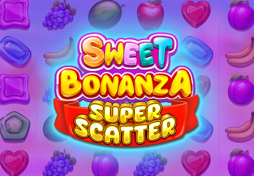 Игра Sweet Bonanza Super Scatter в 1GO Casino